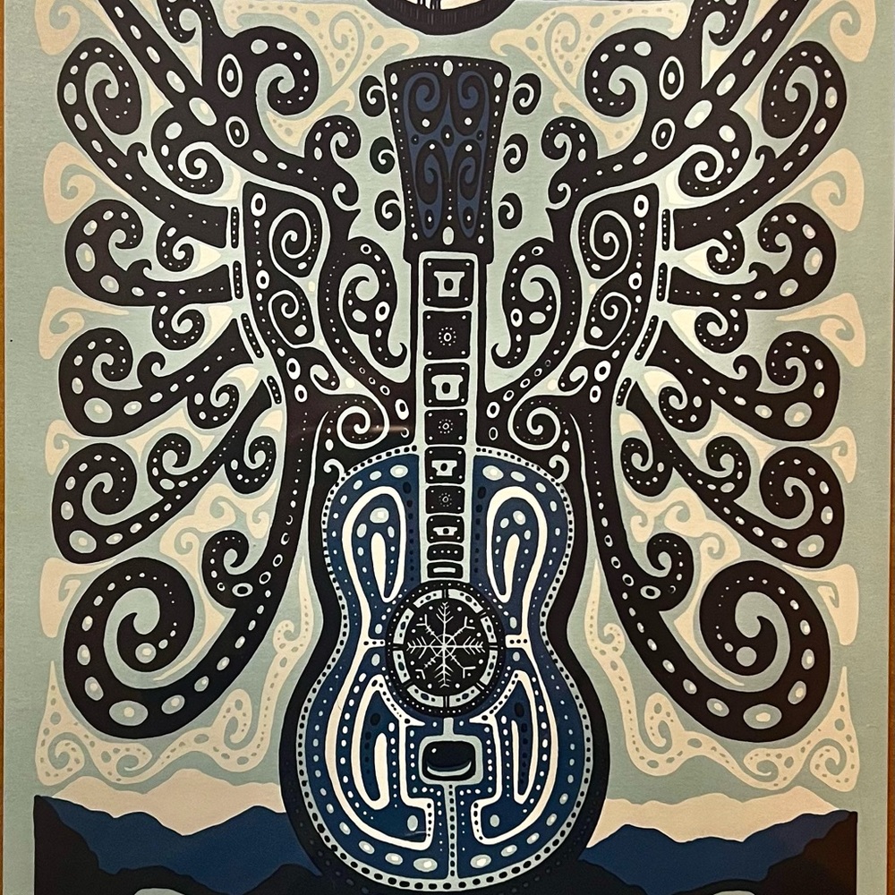 Warren Haynes Christmas Jam Print signed and numbered.